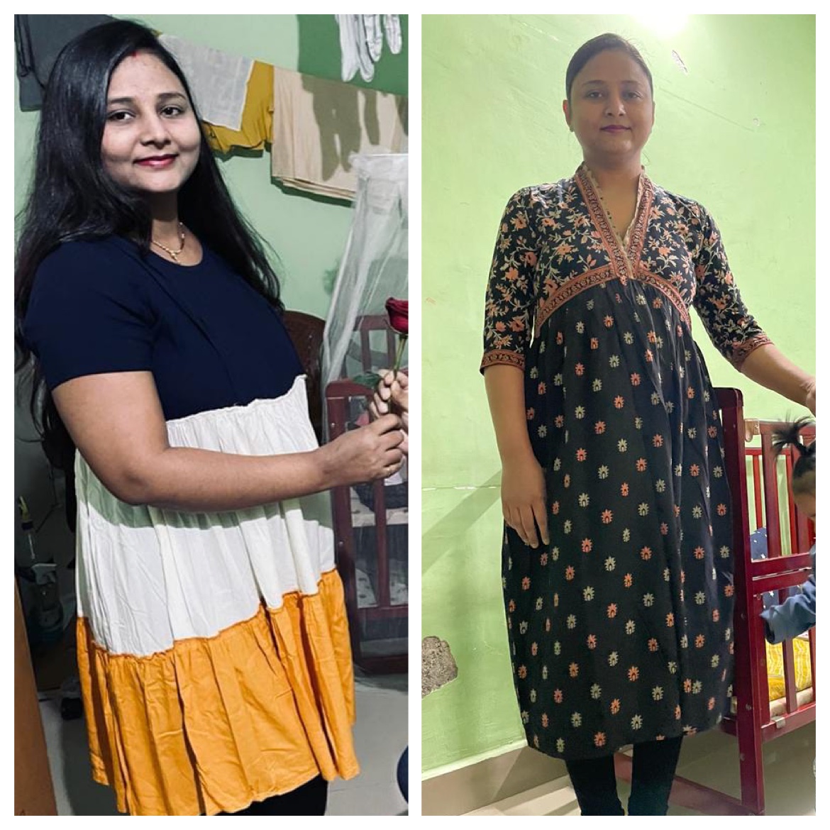 Before and after transformation — Namita Panchal