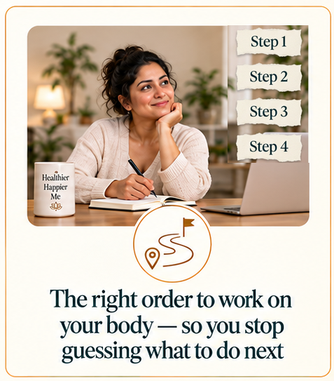Woman planning a sustainable routine